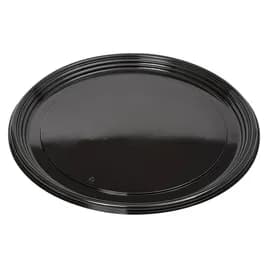 Victoria Bay Serving Tray 16 IN PET Black Round 36/Case