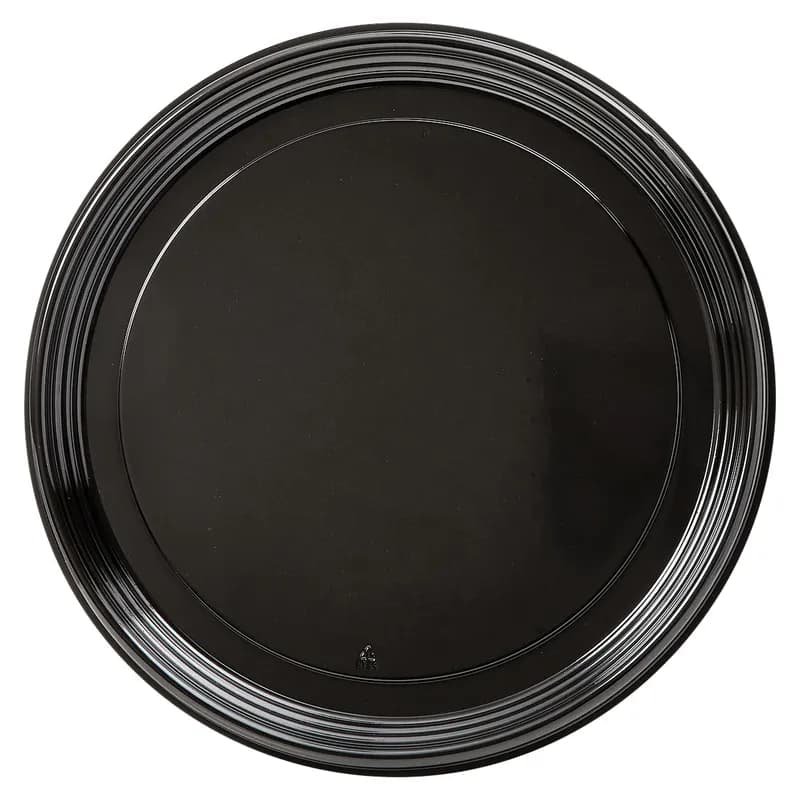 Victoria Bay Serving Tray 16 IN PET Black Round 36/Case