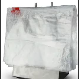 Deli Bag 10X8 IN LDPE 1.5MIL Clear Red With Slide Seal Closure Top Load Reclosable 1000/Case