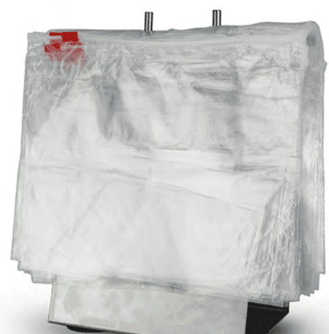 Deli Bag 10X8 IN LDPE 1.5MIL Clear Red With Slide Seal Closure Top Load Reclosable 1000/Case