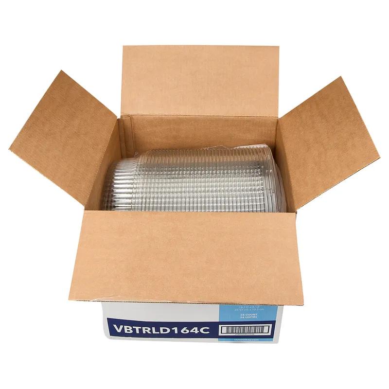 Victoria Bay Lid High Dome 16.13X4 IN PET Clear Round For Catering Tray 36/Case