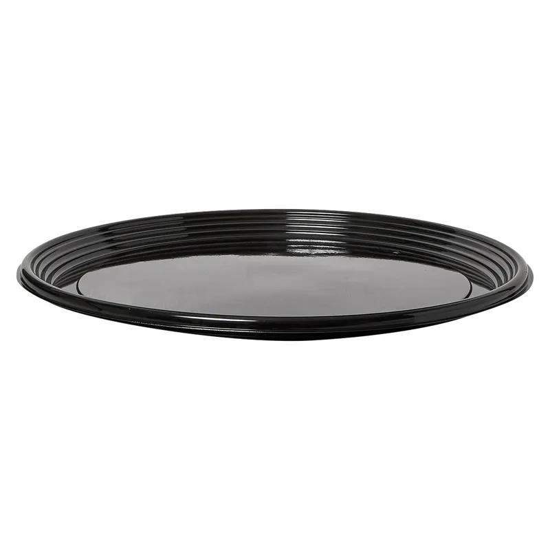 Victoria Bay Serving Tray 18 IN PET Black Round 36/Case