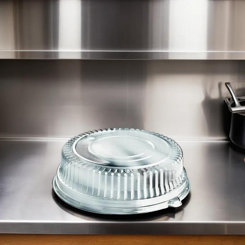 Victoria Bay Lid High Dome 18.13X4 IN PET Clear Round For Catering Tray 36/Case