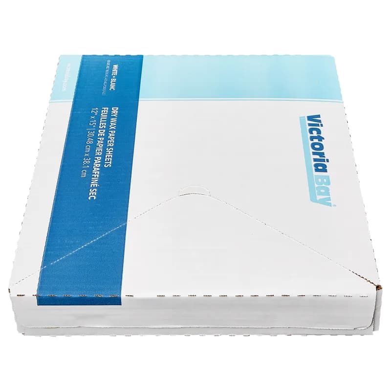 Victoria Bay Sheet 12X15 IN Dry Wax Paper 10 LB/Box 1 Box/Case