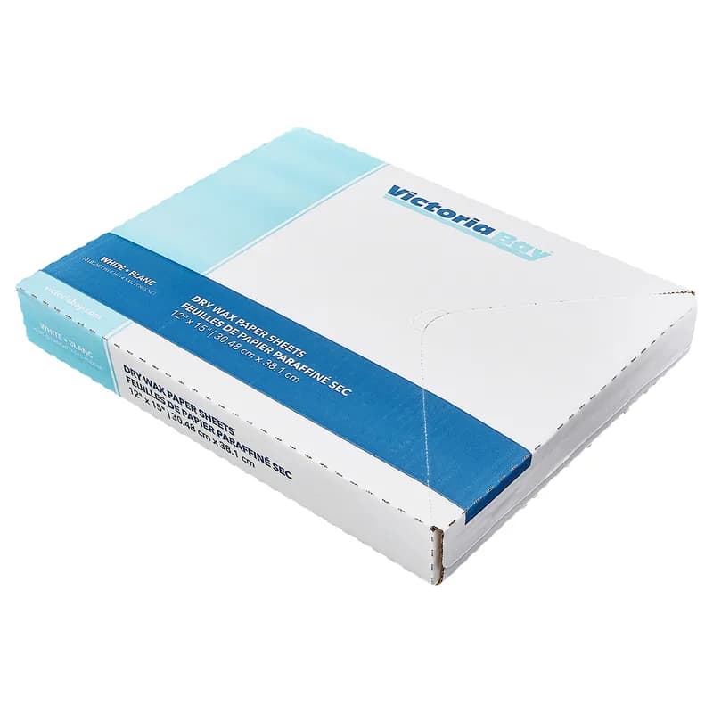 Victoria Bay Sheet 12X15 IN Dry Wax Paper 10 LB/Box 1 Box/Case