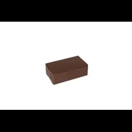 Bakery Box 6.5X3.75X2.125 IN Paperboard Chocolate Corner Lock 1-Piece 250/Case
