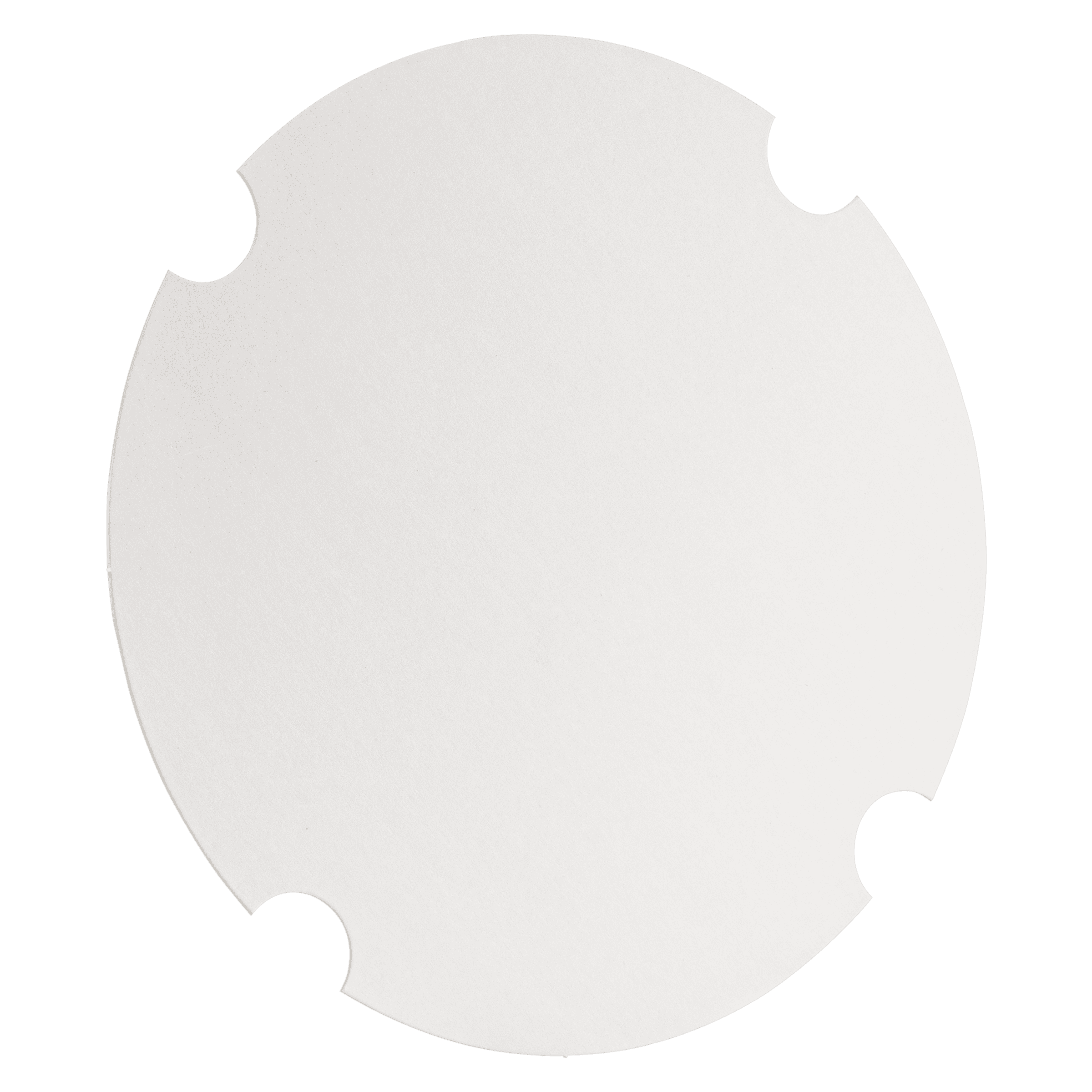 Lid Paper White For 170 OZ Bucket & Tub Venting Holes 200/Case