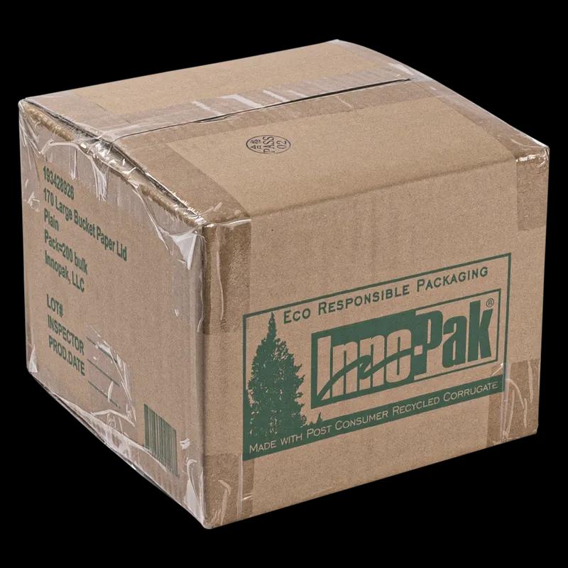 Lid Paper White For 170 OZ Bucket & Tub Venting Holes 200/Case