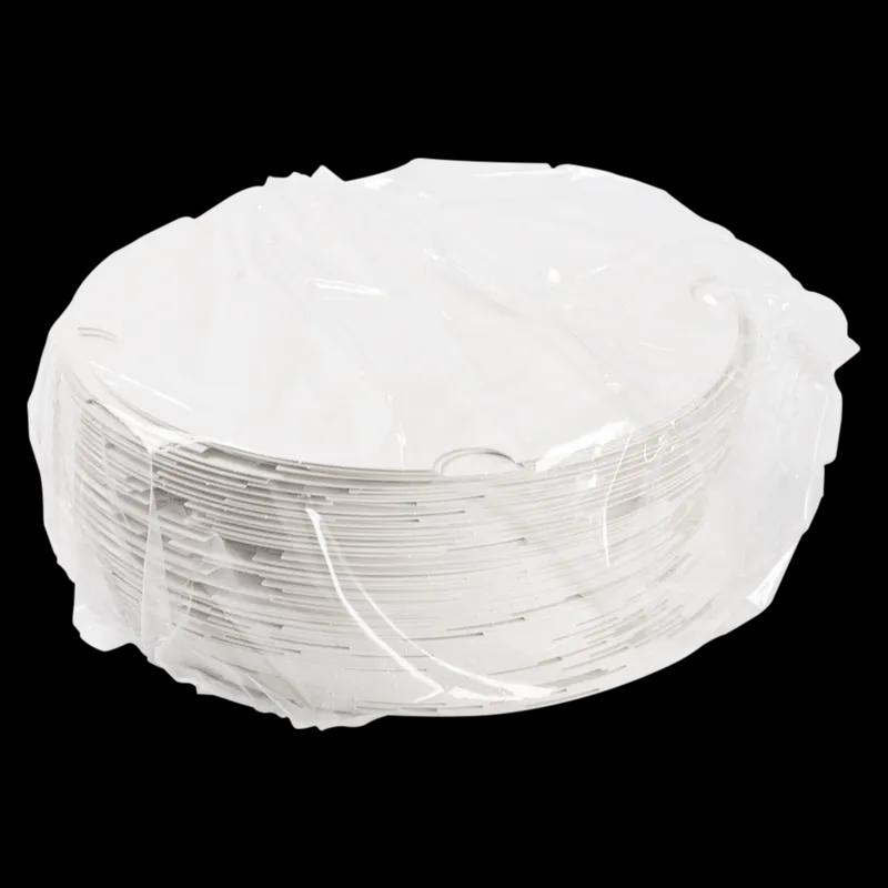 Lid Paper White For 170 OZ Bucket & Tub Venting Holes 200/Case