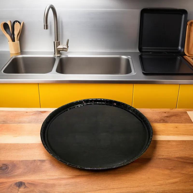 Pizza Pan & Tray Base 13 IN Black 150/Case