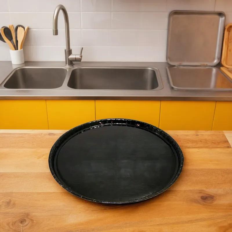 Pizza Pan & Tray Base 13 IN Black 150/Case
