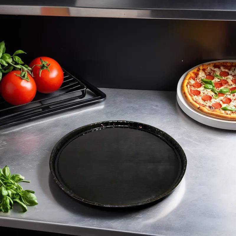 Pizza Pan & Tray Base 13 IN Black 150/Case