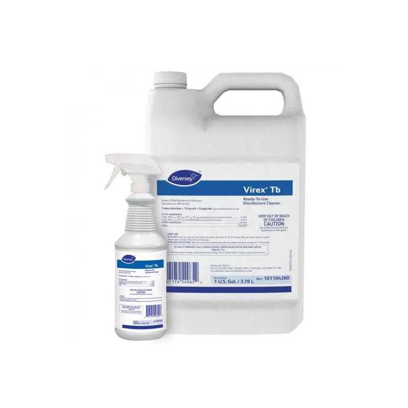 Virex® Tb Lemon Disinfectant 32 FLOZ Multi Surface Liquid RTU Quat 12/Case