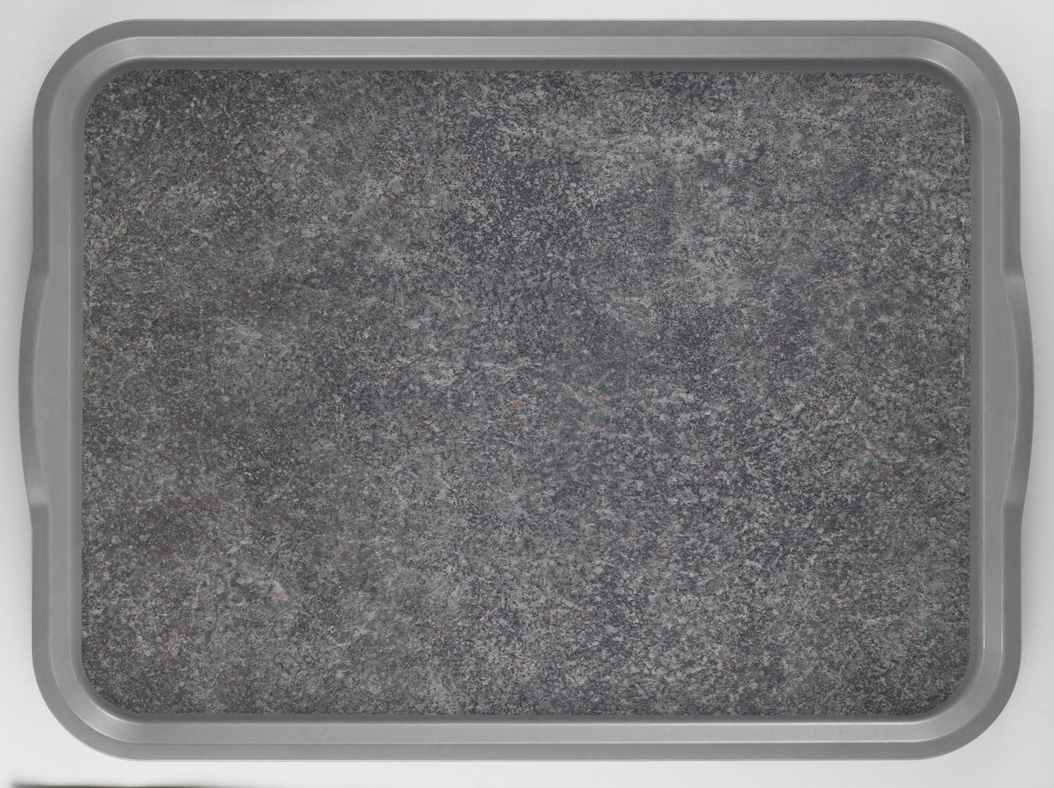 Camtray® Versa Room Service Tray 15X20 IN Pearl Gray Non-Skid 12/Case