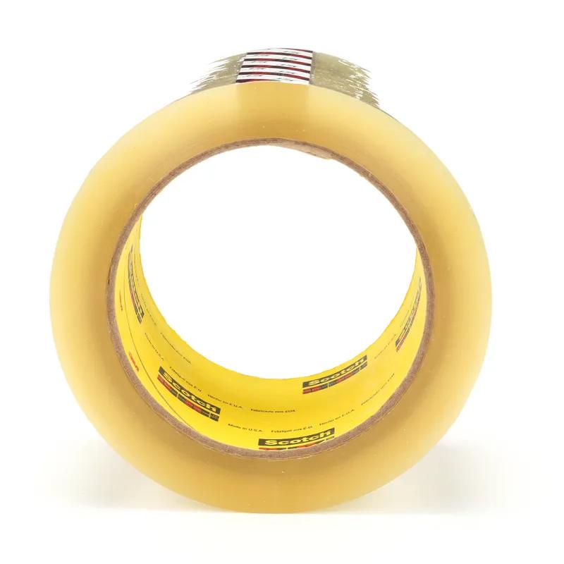 Scotch® 375 Box Seal Tape 1.88IN X54.68YD Clear PP Hot Melt 36/Case