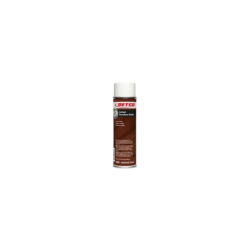Lemon Furniture Polish Cleaner 20 OZ RTU Aerosol Oil-Based 12/Case