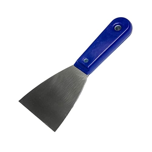 Impact® Putty Knife 3 IN Blue Silver Polypropylene (PP) Stainless Steel Textured Grip 1/Each