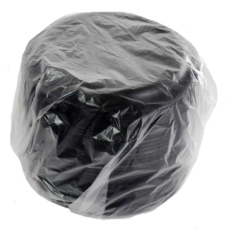 Serving Tray Base 12.25X1.25 IN PET Black Round 36/Case