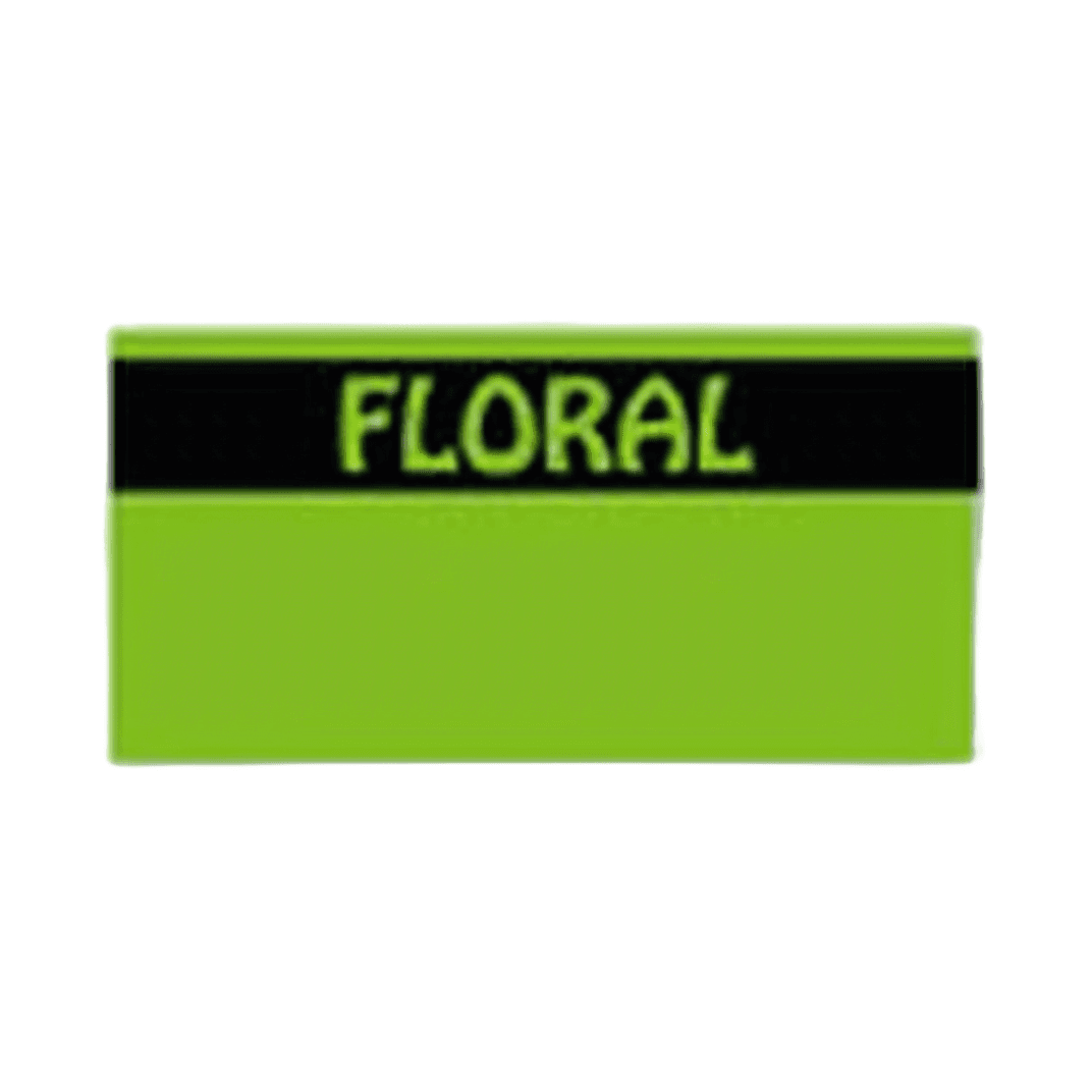 Monarch 1110 Label Green Floral 17000/Pack
