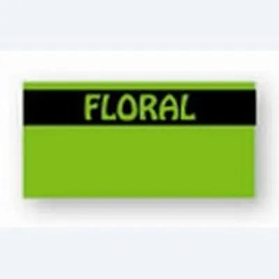 Monarch 1110 Label Green Floral 17000/Pack