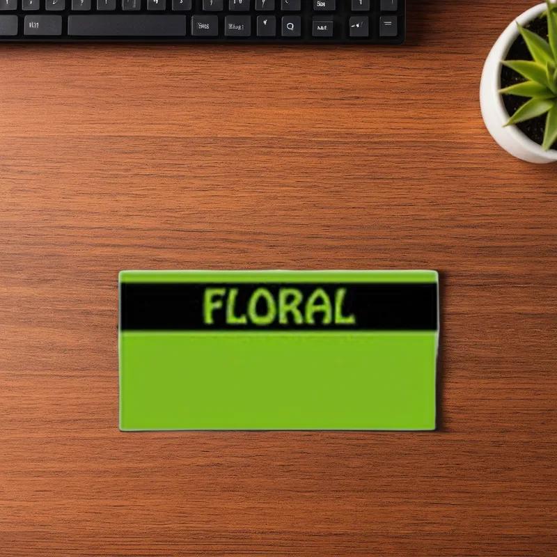 Monarch 1110 Label Green Floral 17000/Pack