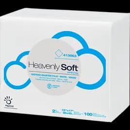 Heavenly Soft Dinner Napkins Paper 2PLY 1/8 Fold 3000/Case