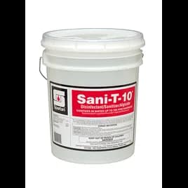 Sani-T-10® Mild Scent Disinfectant & Sanitizer 5 GAL Multi Surface Food Contact Neutral 1/Pail