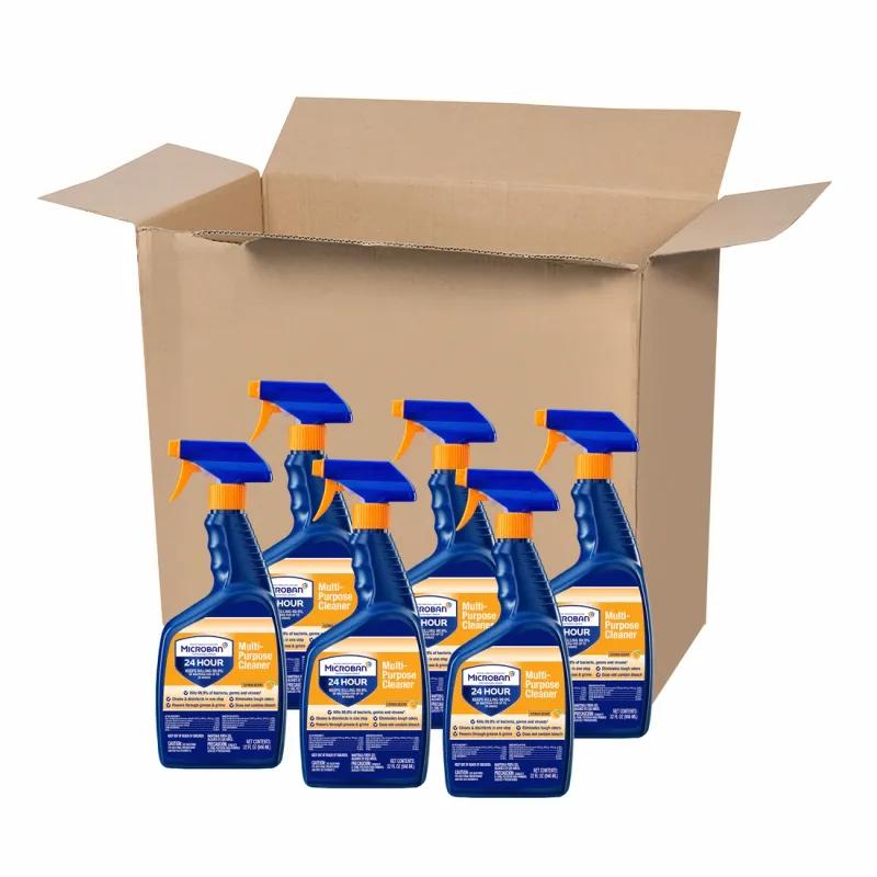 Microban Citrus Scent Disinfectant Cleaner 32 OZ All Purpose RTU 6/Case