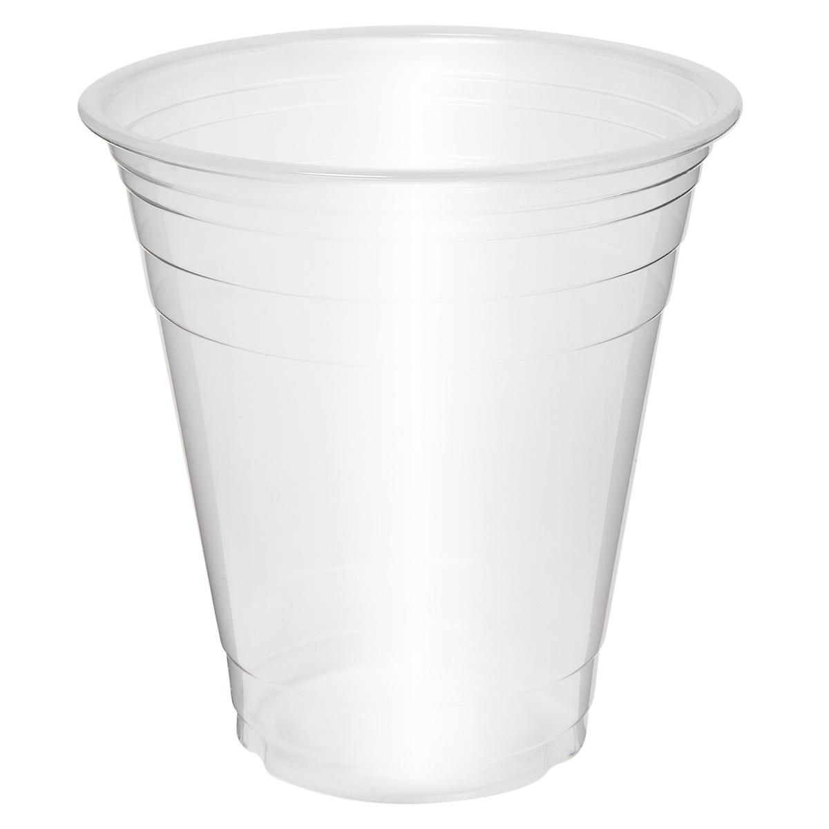 Victoria Bay Cold Cup 12 OZ PP Clear Round Squat 98MM 50 Count/Pack 20 Packs/Case 1000 Count/Case