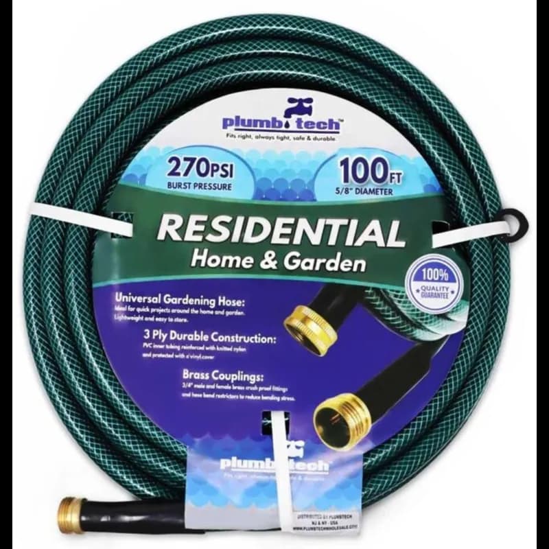 Garden Hose 0.625IN X100FT 1/Each