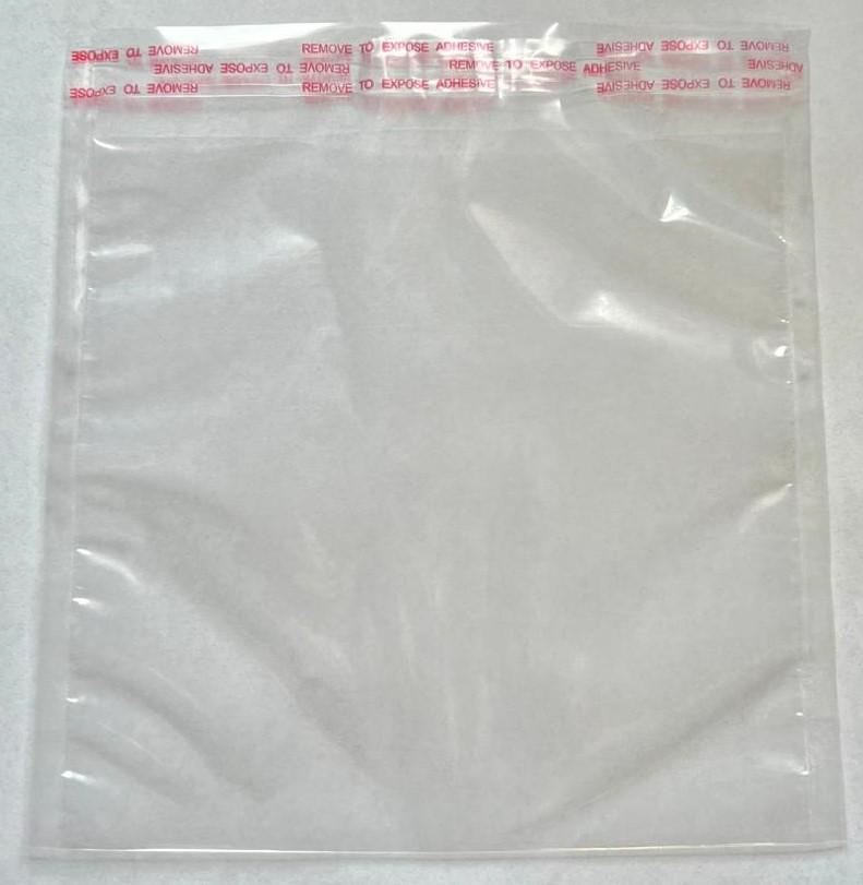Bag 6X6+1 IN Polypropylene (PP) 0.0012MIL Clear With Tape 1000/Case