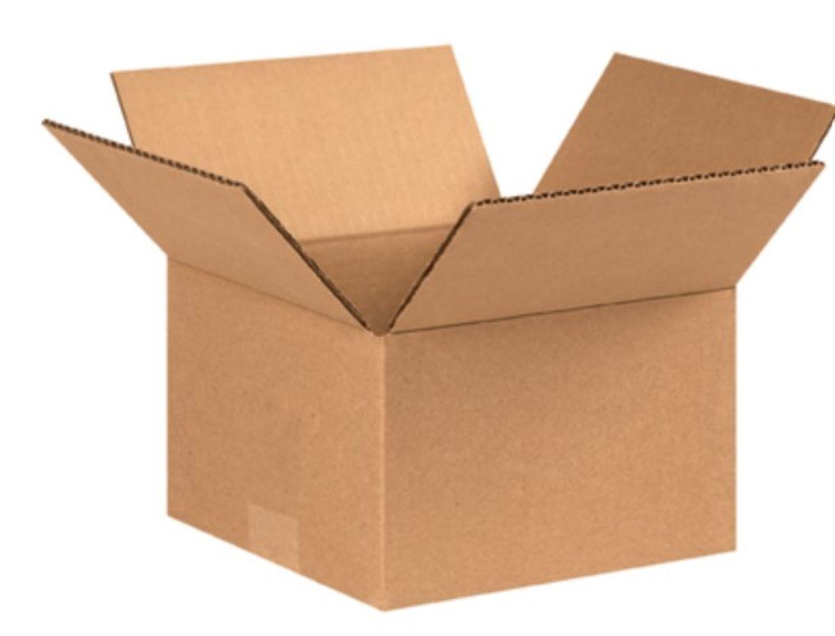 Box 8X8X5 IN Corrugated Cardboard 32ECT 1/Each