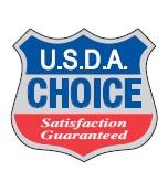 Label USDA Choice 1000/Roll