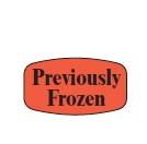 Label Previously Frozen 25000/Roll