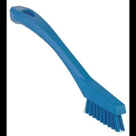 Vikan® Detail Brush 8.1X0.8X1.2 IN PP Polyester Stainless Steel Blue Stiff Bristles 1/Each