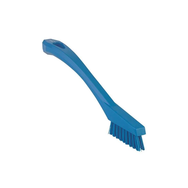 Vikan® Detail Brush 8.1X0.8X1.2 IN PP Polyester Stainless Steel Blue Stiff Bristles 1/Each