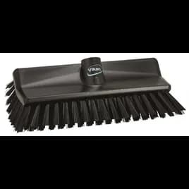 Vikan® Brush 10.4X5.9X3.9 IN Medium (MED) PP Polyester Stainless Steel Black High-Low 1/Each