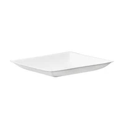 Plate 3.5X3.5 IN Sugarcane White Microwave Safe Freezer Safe 100 Count/Case