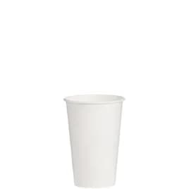 Solo® Cold Cup 16 OZ Double Sided Poly Paper (DSP) White Leak Resistant 50 Count/Bag 20 Bags/Case 1000 Count/Case