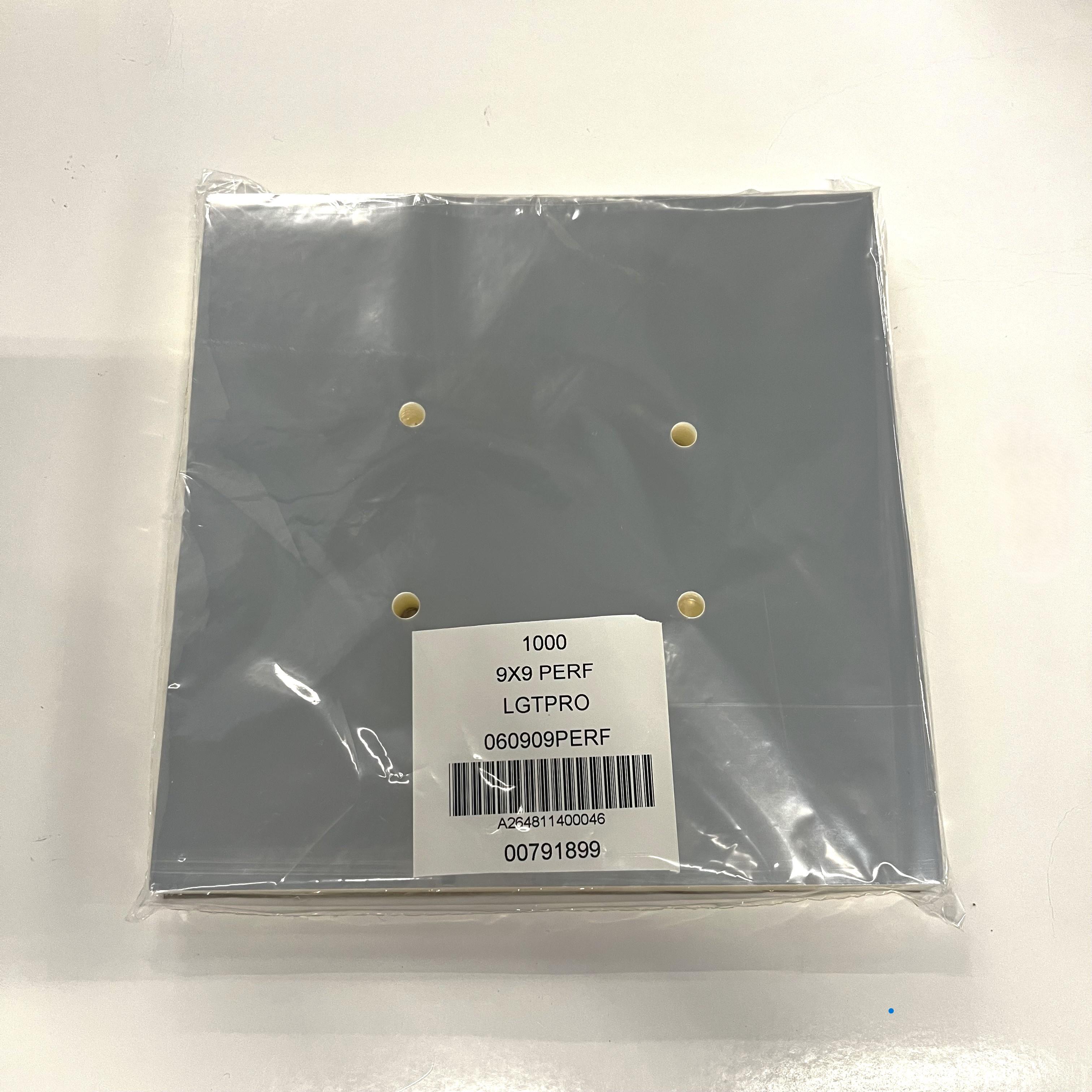 Cellophane Sheet 9X9 IN Square Perforated 10000/Case