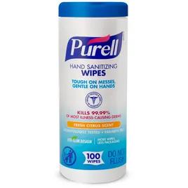 Purell® Hand Sanitizer Wipe 3.38X3.38X8.5 IN Fresh Citrus 100 Sheets/Pack 12 Packs/Case 1200 Sheets/Case