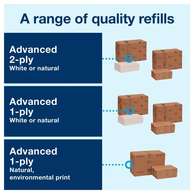 Tork Xpressnap® N4 Napkin Dispenser 5.5X8X7.6 IN Walnut Plastic Wood 1/Case