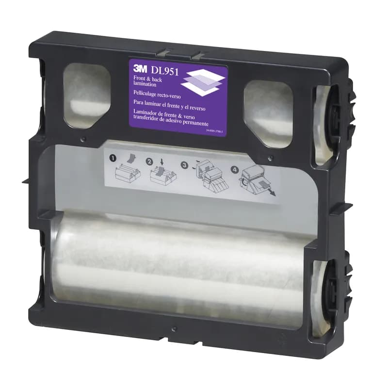 3M™ DL951 Lamination Film 8IN X100FT Clear PE Front & Back Dual No Heat Needed 1/Roll