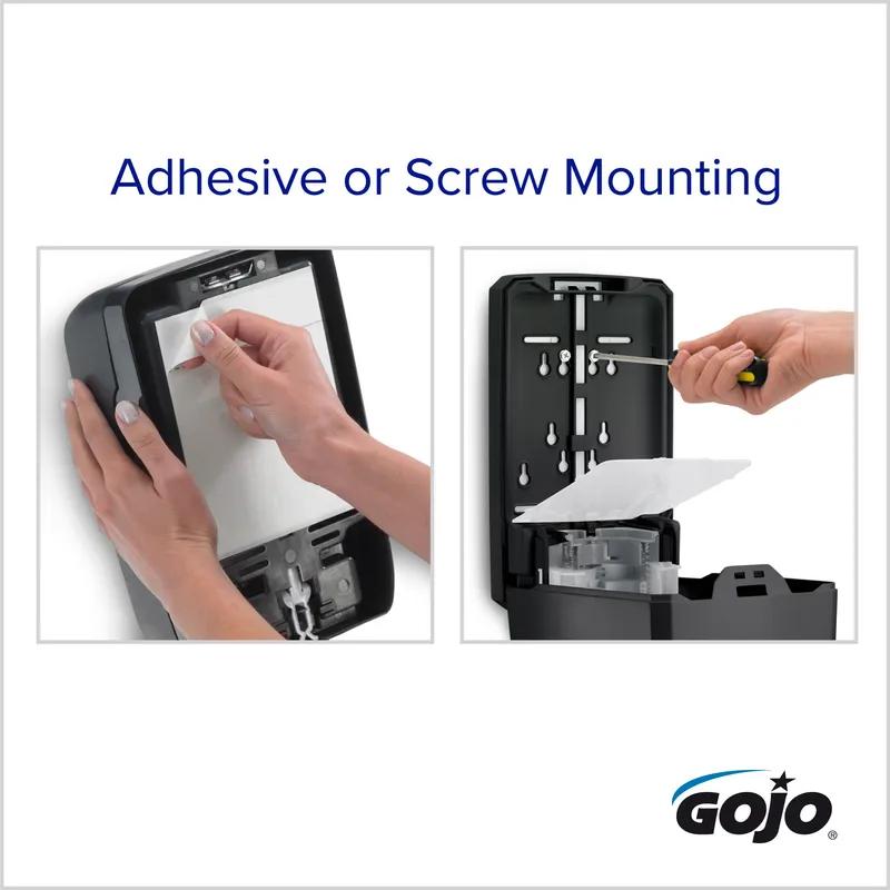 GOJO® FMX-20 Soap Dispenser Foam 2000 mL 11.66X6.5X4.68 IN Black Chrome Push Style Surface Mount 1/Each