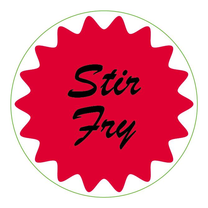 Stir Fry Label 500/Roll