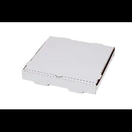 Pizza Box 12X12 IN Corrugated Cardboard White Square B-Flute 50/Case