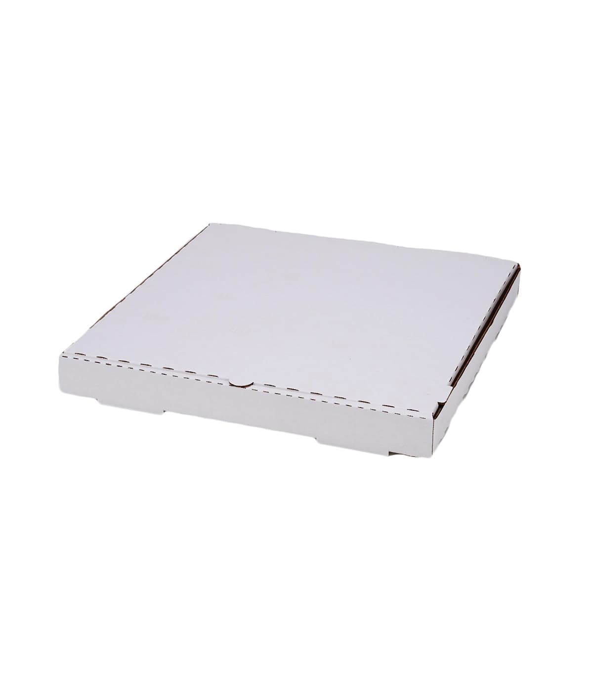 Pizza Box 16X16 IN Corrugated Cardboard White Square B-Flute 50/Case