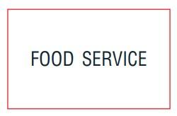 M1155 Food Service Label Black 16 Sleeves/Case