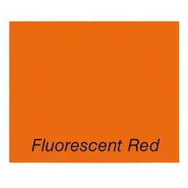 M1115 Label Red Fluorescent 16 Sleeves/Case