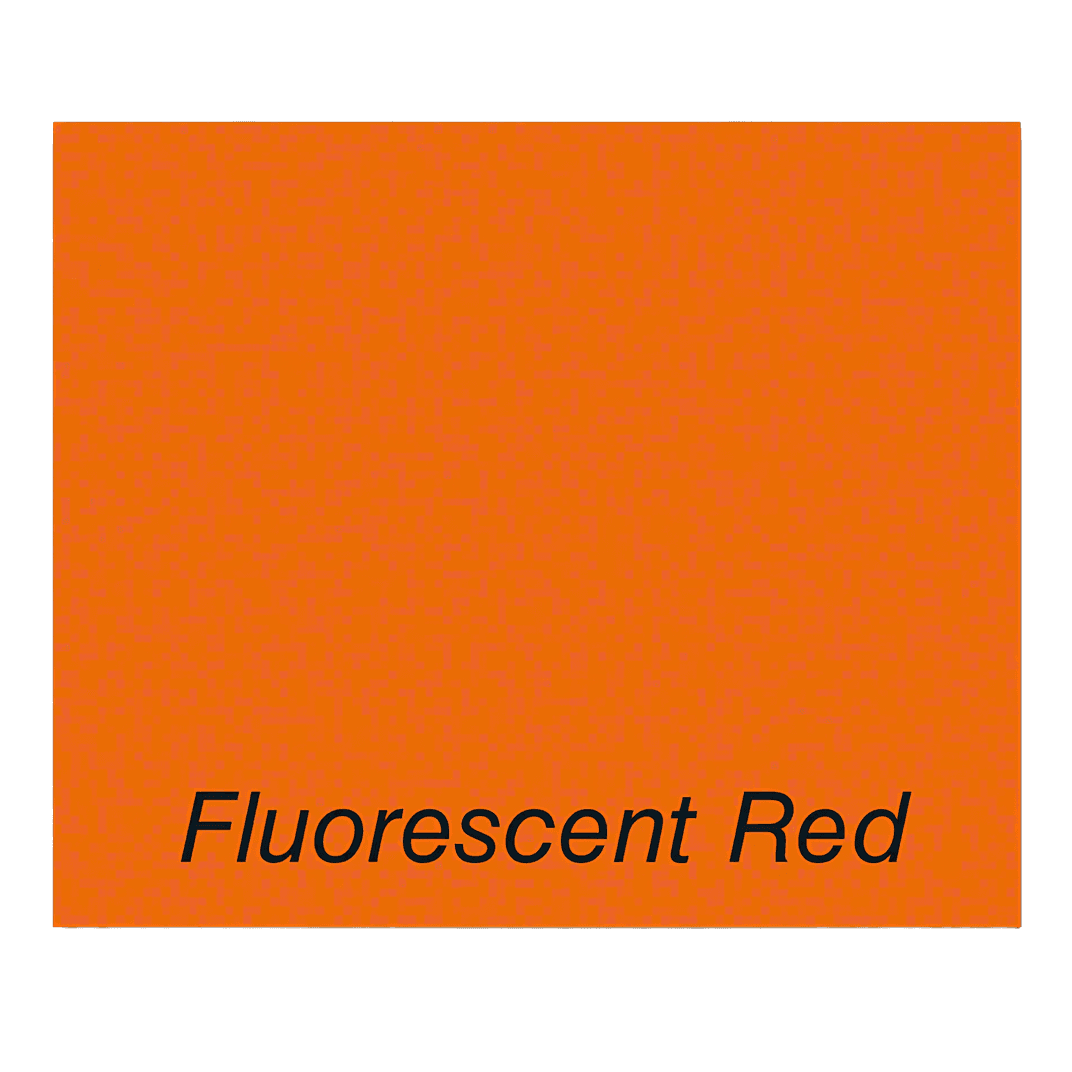 M1151 Label Red Fluorescent 16 Sleeves/Case